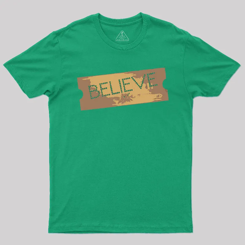 The Polar Express Believe Ticket T-Shirt - Image 7