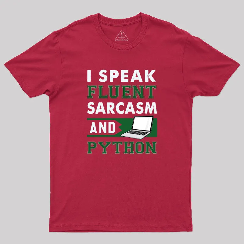 I Speak Fluent Python T-Shirt - Image 6
