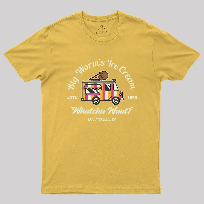 Big Worm’s Ice Cream Geek T-Shirt - Image 8