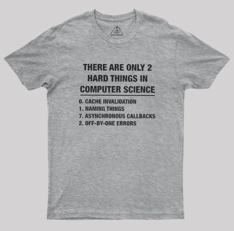 The Two Hard Things Geek T-Shirt - Image 4