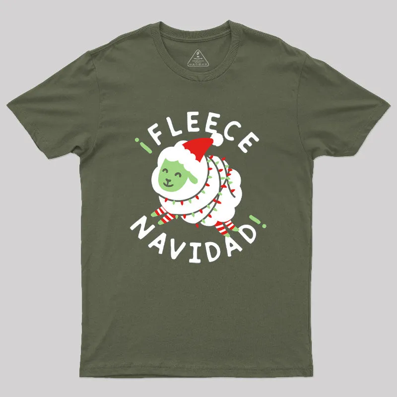 Fleece Navidad Geek T-Shirt - Image 4