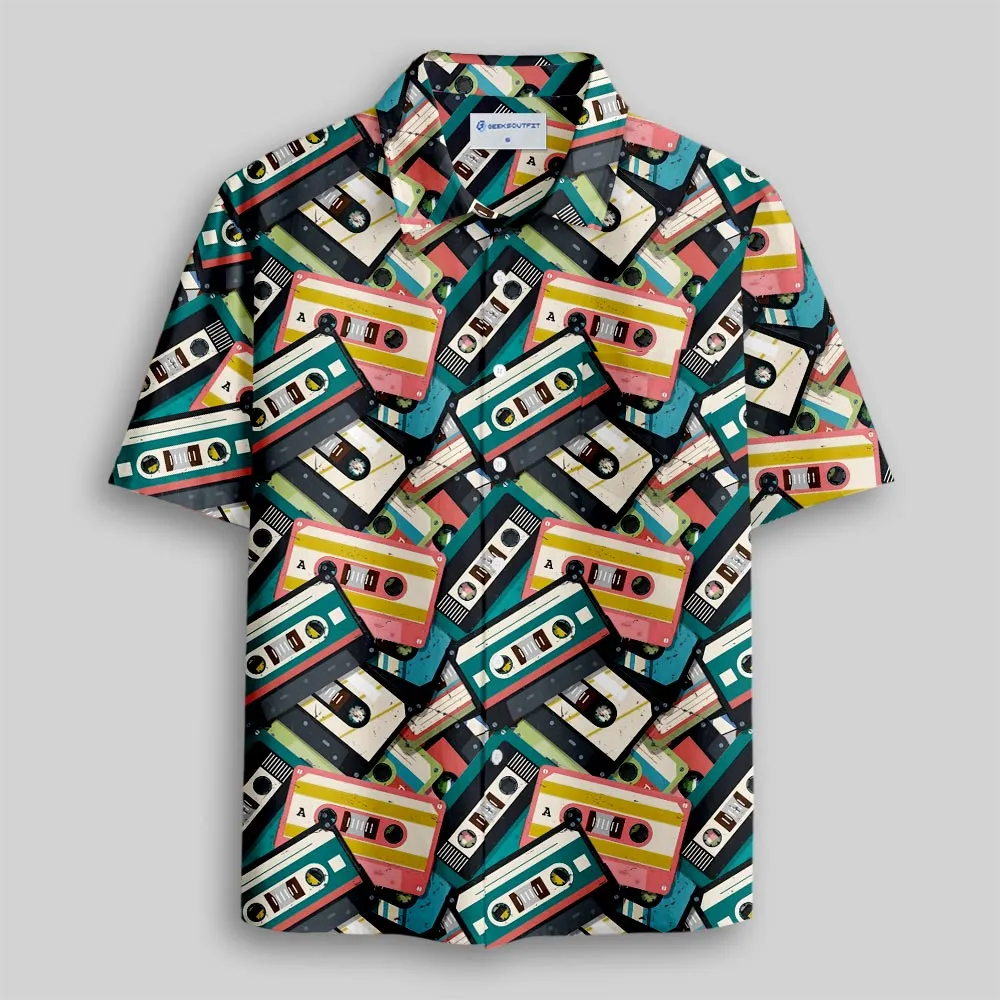 Vintage Tape Button Up Pocket Shirt