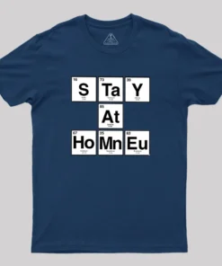 Alternative view of Periodic Stay-at-Home Geek T-Shirt