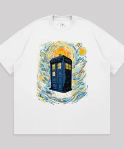 Alternative view of Starry Blue Box Unisex Oversized T-shirt