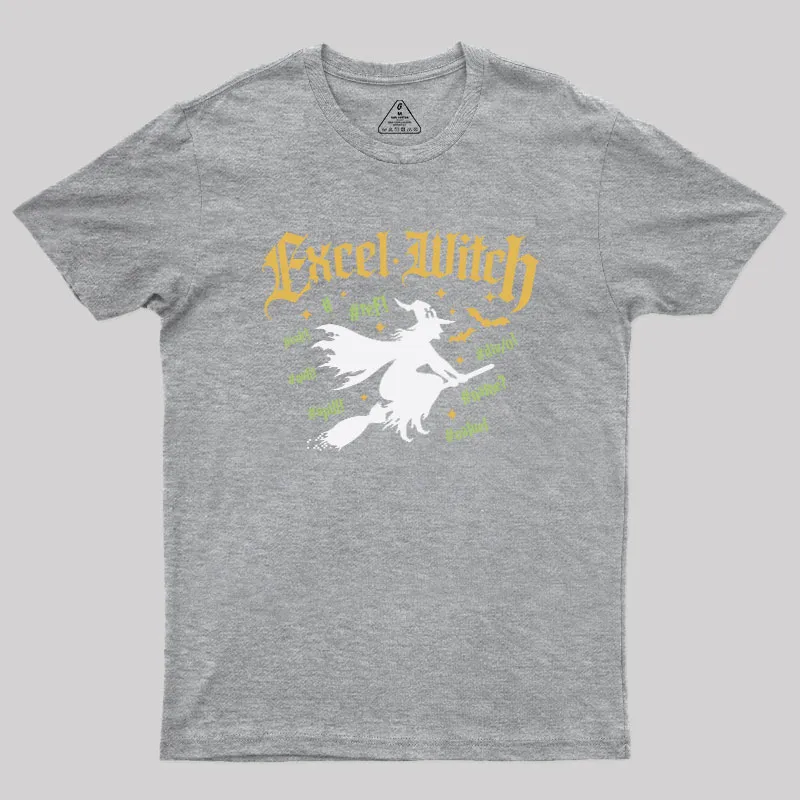 Excel Witch Geek T-Shirt - Image 4