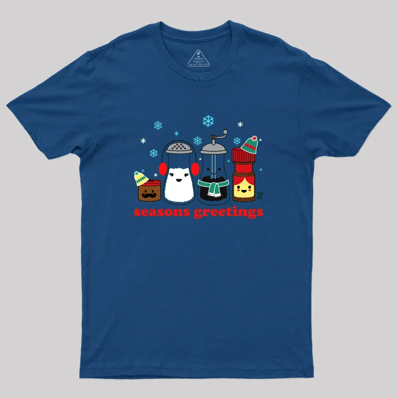Seasons Greetings Geek T-Shirt - Image 2