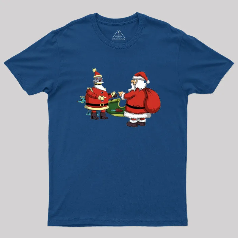 Santa Is That You Geek T-Shirt - Image 2