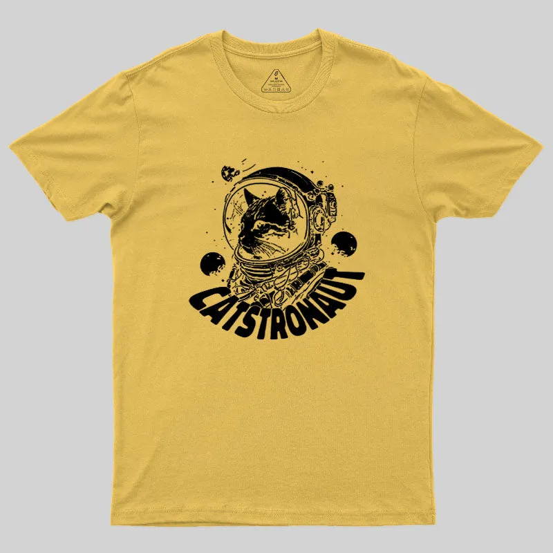 Catstronaut Geek T-Shirt - Image 8