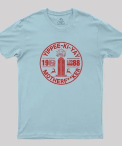 Alternative view of Yippee-Ki-Yay Showdown Geek T-Shirt