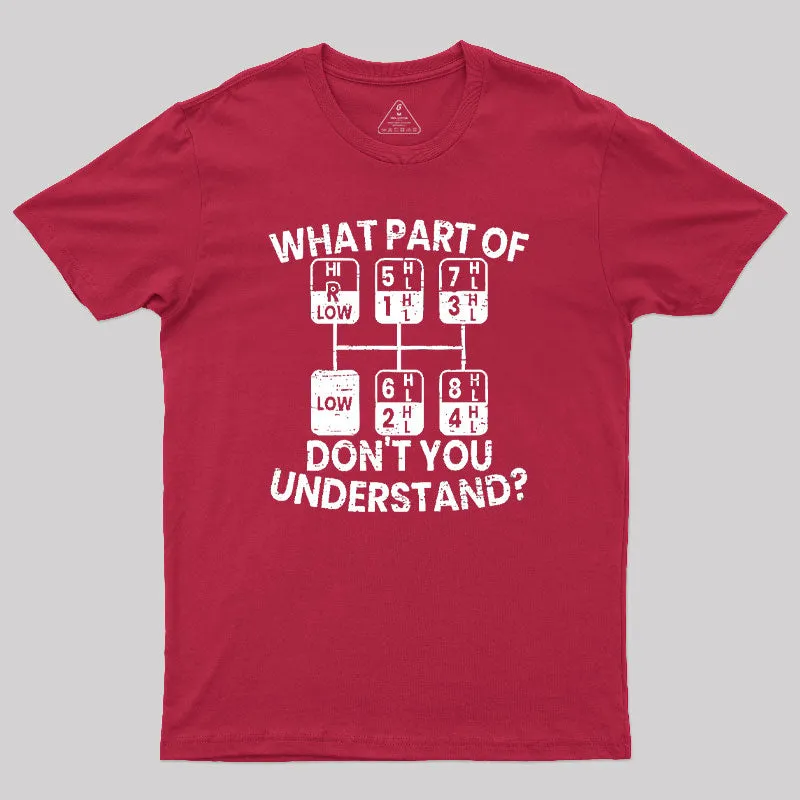 What Part Of Don't You Understand ¡ê?T-Shirt - Image 7