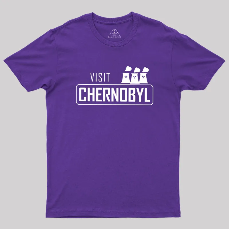 Visit Chernobyl Geek T-Shirt - Image 6