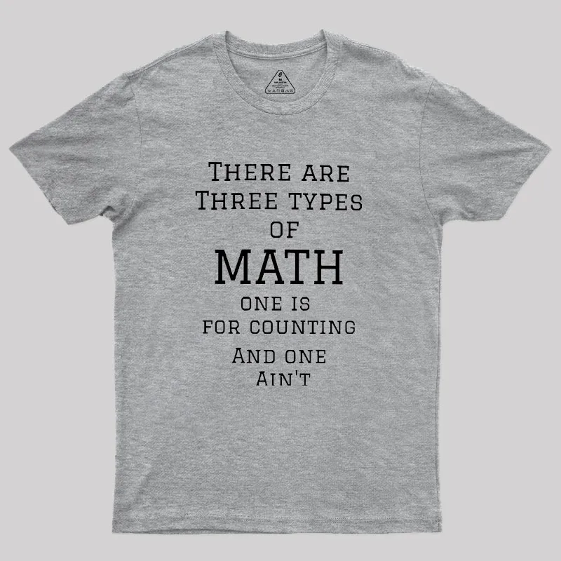 Three Types Of Math Geek T-Shirt - Image 4