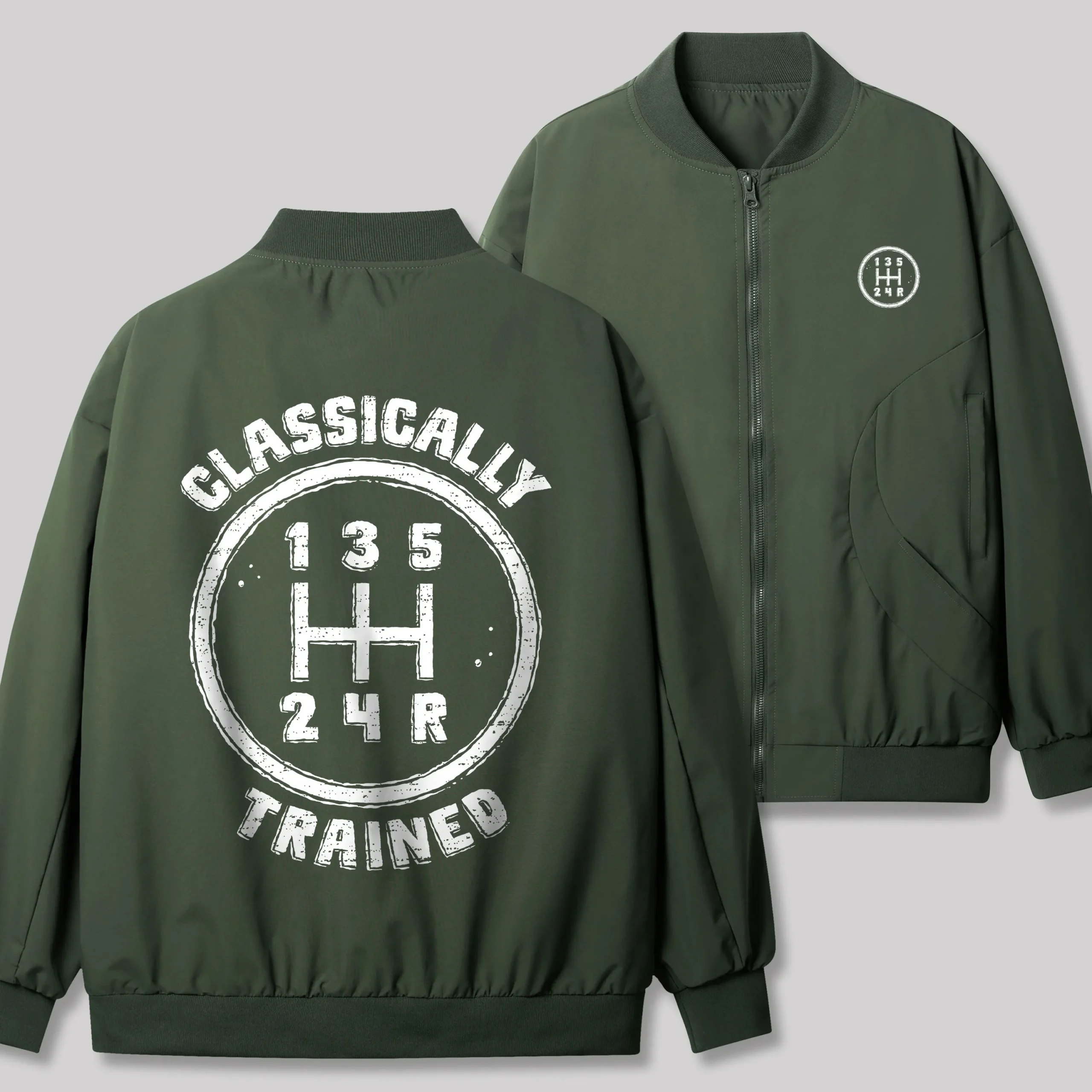 Classically Trained Geek Classic Bomber Jacket - Image 3