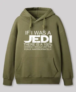 Alternative view of Use The Force Inappropriately Geek Hoodie