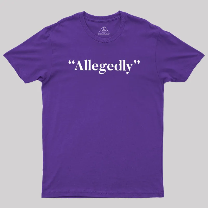 Allegedly Geek T-Shirt - Image 6