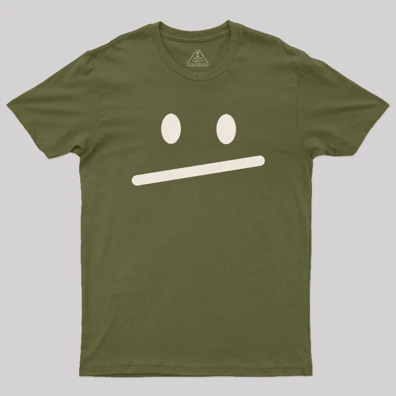 Meh Face Geek T-Shirt - Image 3