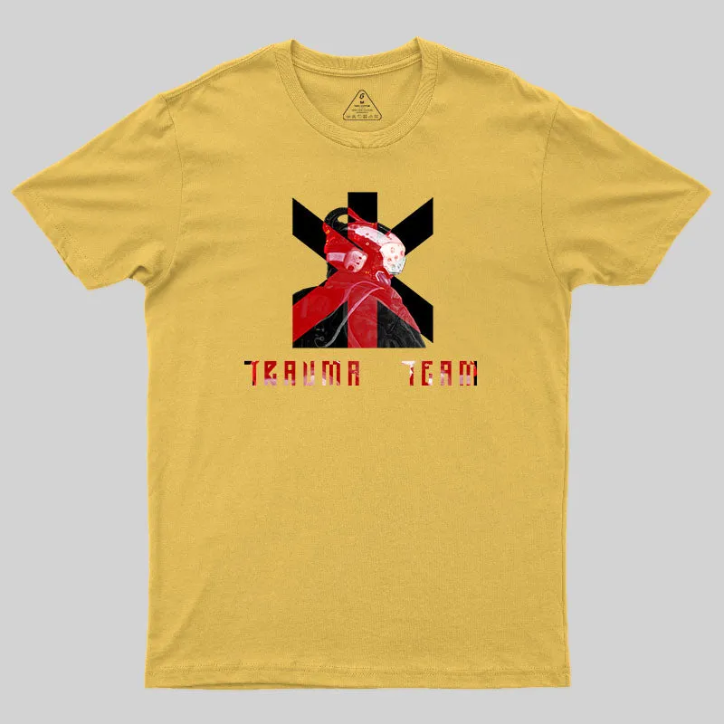 Trauma Team Armed Safety Expert-Cyberpunk 2077 T-Shirt - Image 5