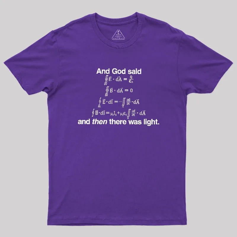And God Said Geek T-Shirt - Image 6