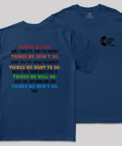 Alternative view of Classic Vibes Front and Back Printed Geek T-Shirt