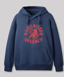 Alternative view of Radicalized By Basic Decency Geek Hoodie