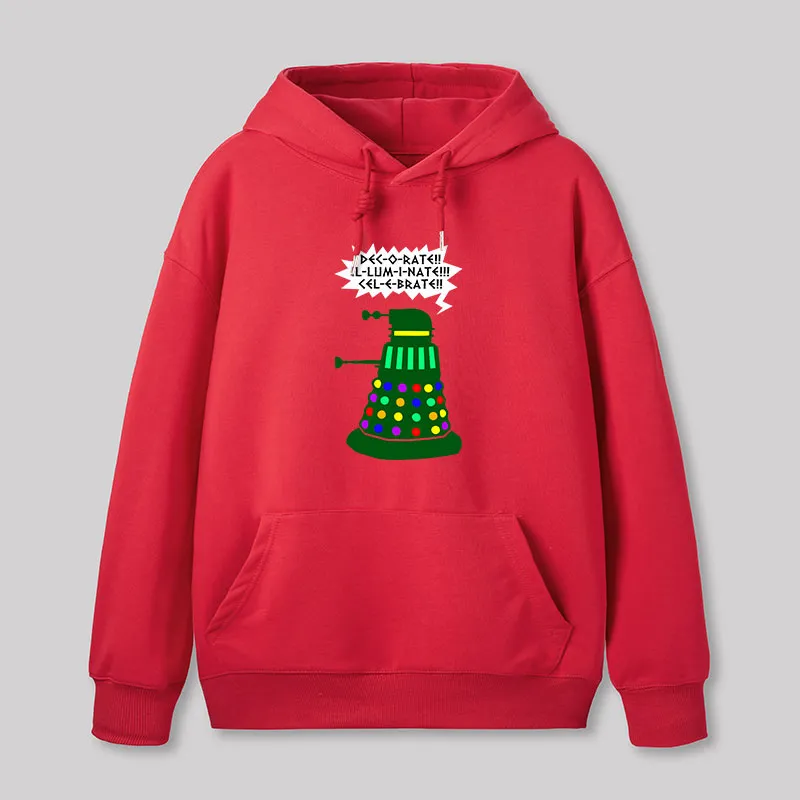 Holiday Dalek Geek Hoodie - Image 5