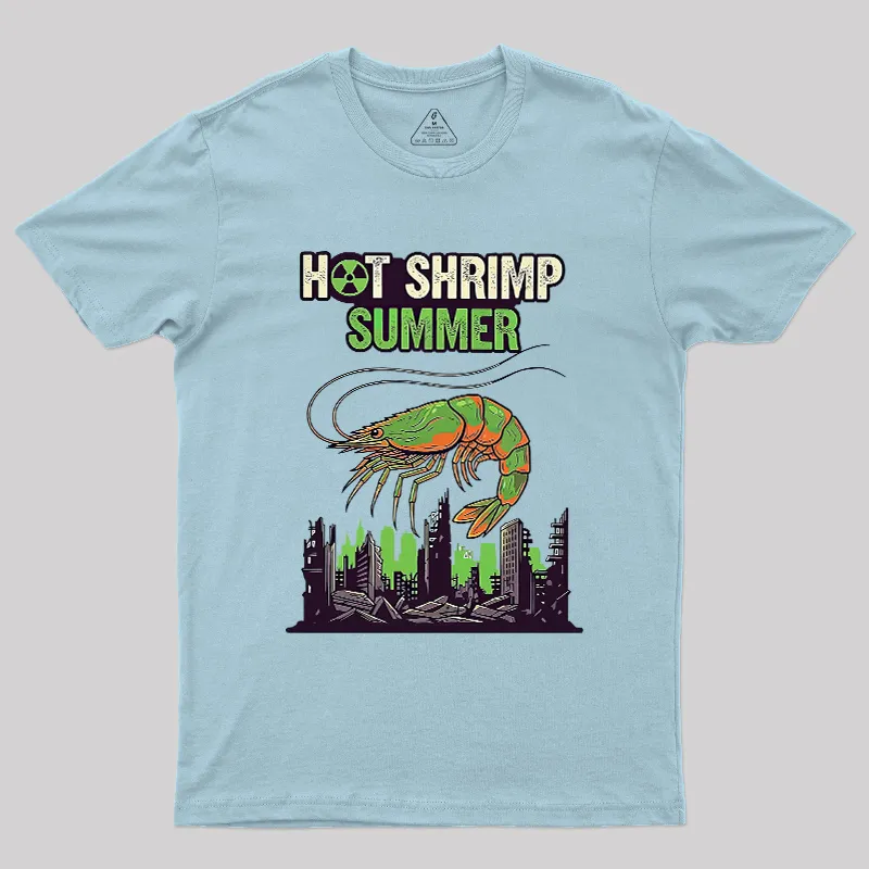 Hot Shrimp Summer Funny Radioactive Geek T-Shirt - Image 9
