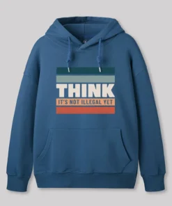 Alternative view of Think Still Legal Geek Hoodie