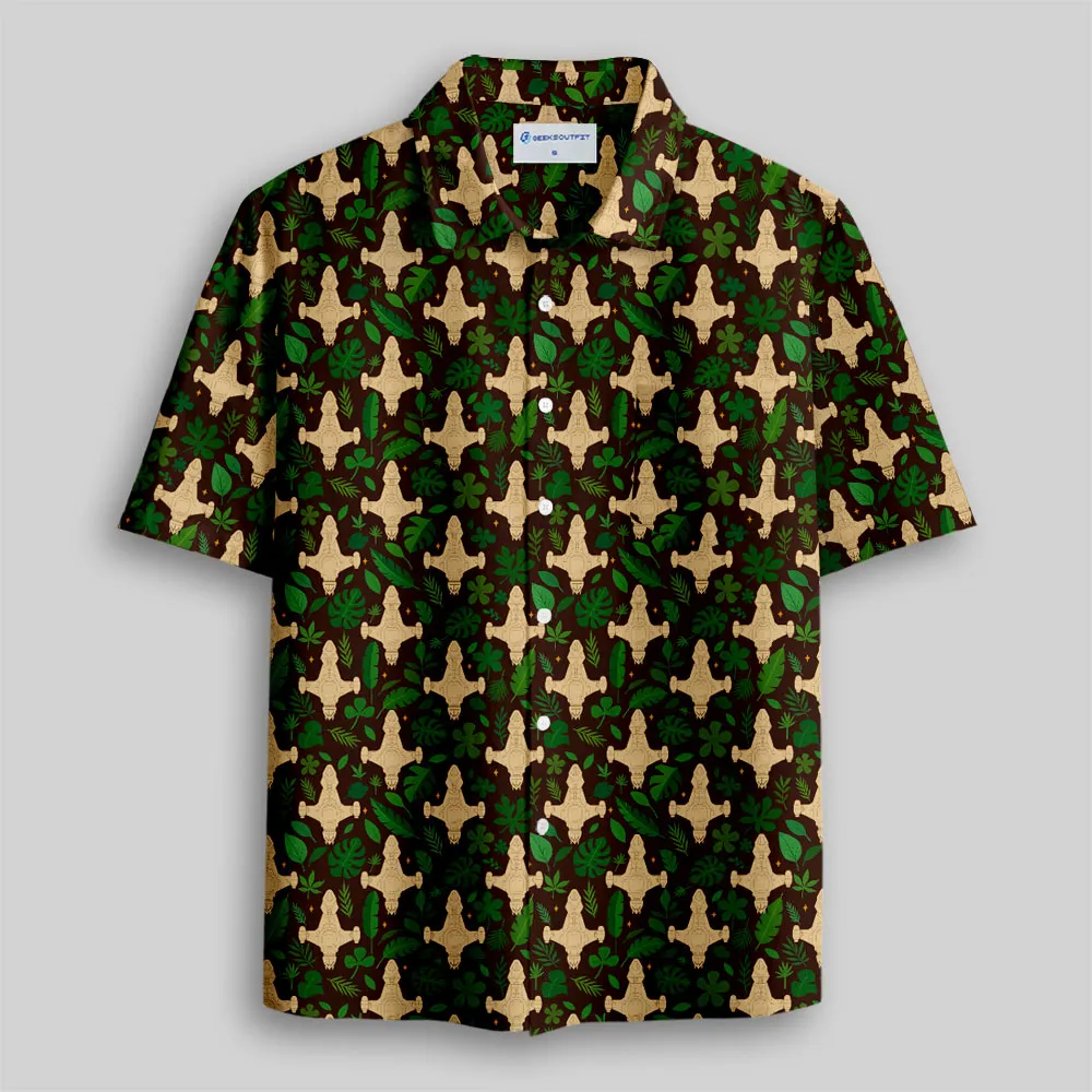 Serenity Spaceship Button Up Pocket Shirt