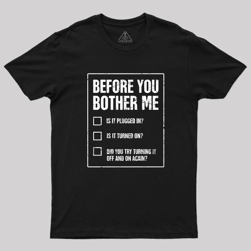 Tech Support IT Checklist Geek T-Shirt - Image 2