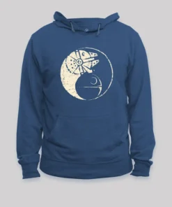 Alternative view of Balancing The Force Geek Hoodie