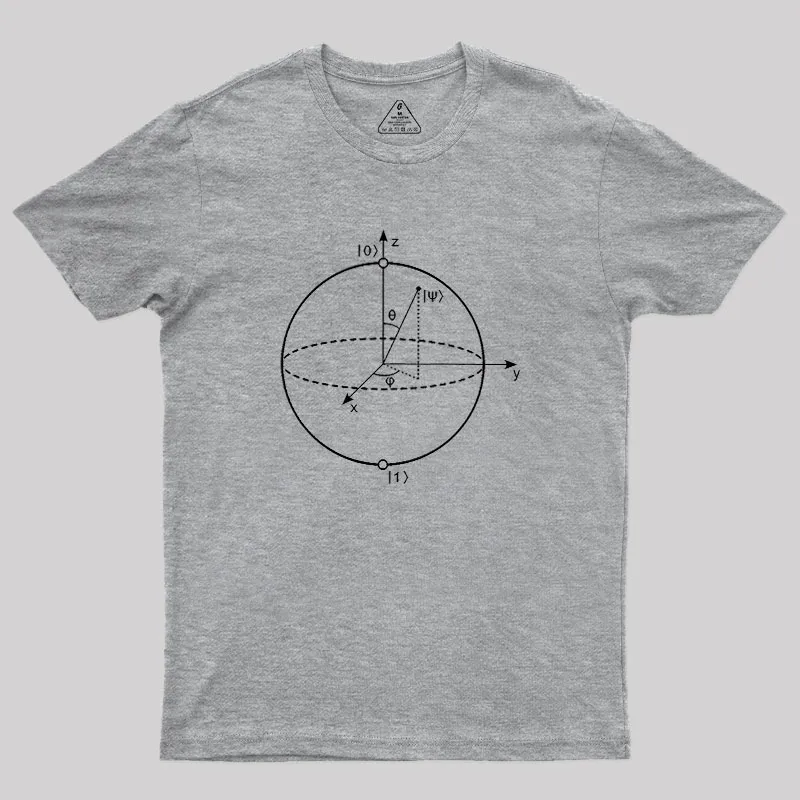 Bloch Sphere Geek T-Shirt - Image 4