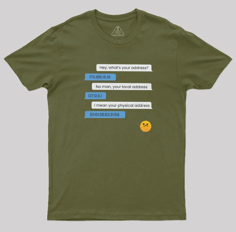 What's Your Address Geek T-Shirt - Image 3