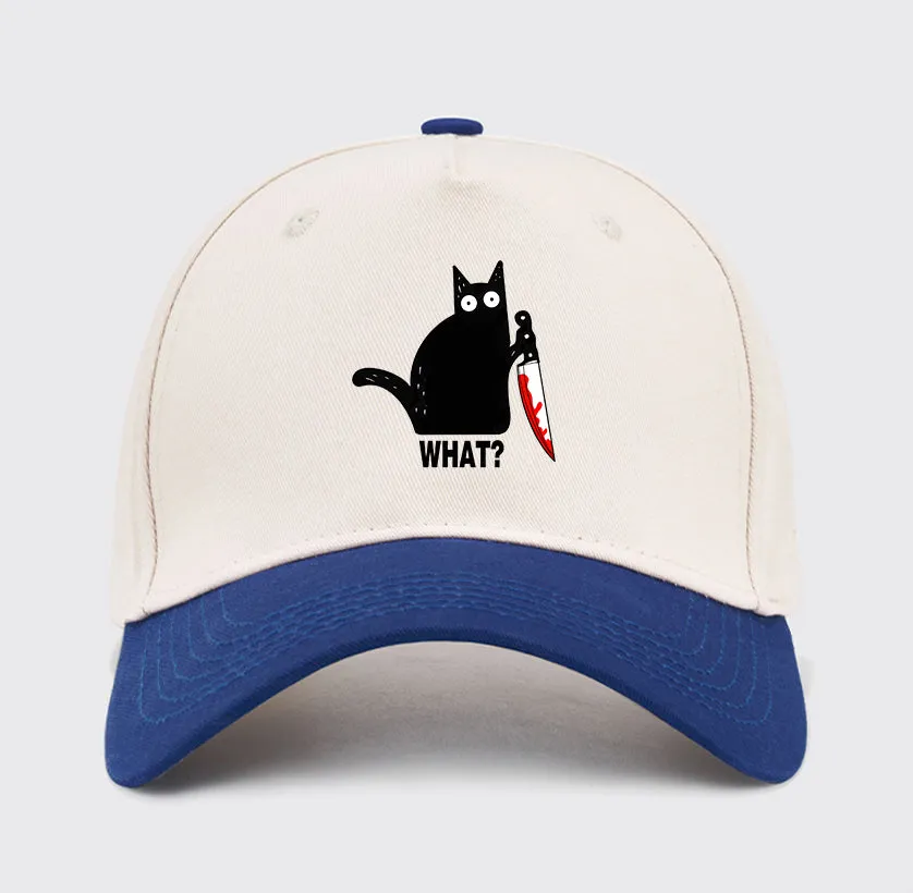 Spooky Lockdown Cat Baseball Cap - Image 2