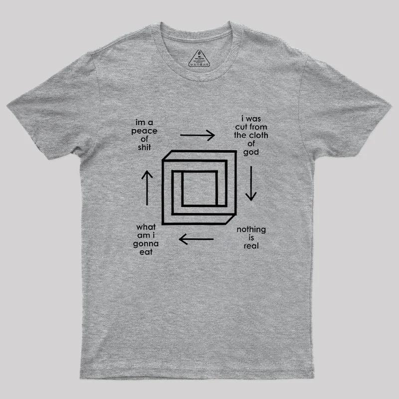 Surreal Existential Art Geek T-Shirt - Image 4