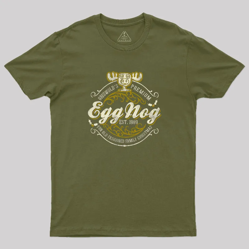 Eggnog Christmas Vacation Geek T-Shirt - Image 3