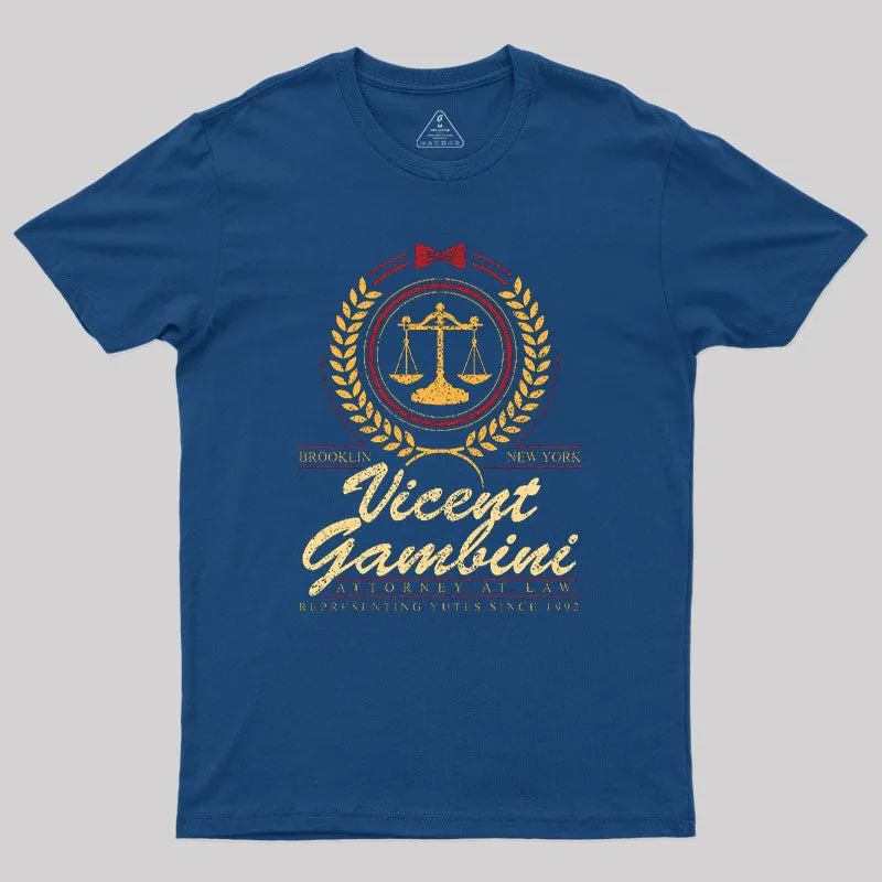 Brooklyn Lawyer Courtroom Genius Geek T-Shirt - Image 2