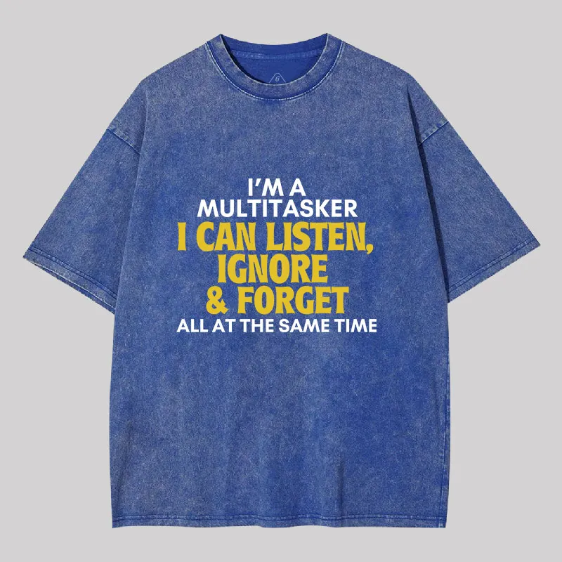 Sarcastic Geek Washed T-shirt - Image 2