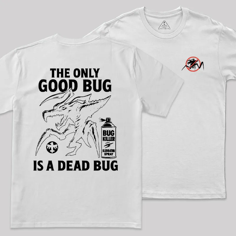 A Dead Bug Front and Back Printed Geek T-Shirt - Image 11