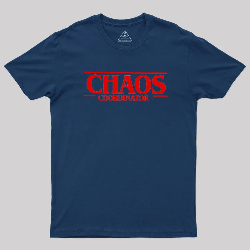 Stranger Chaos Geek T-Shirt - Image 2