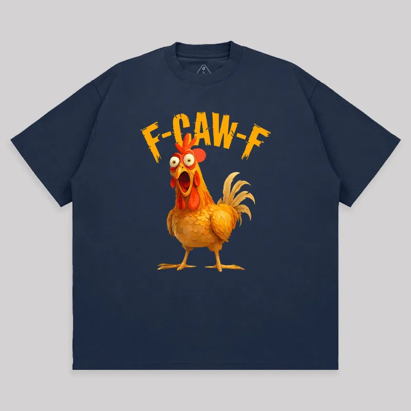 F-Caw-F Unisex Oversized T-shirt - Image 5