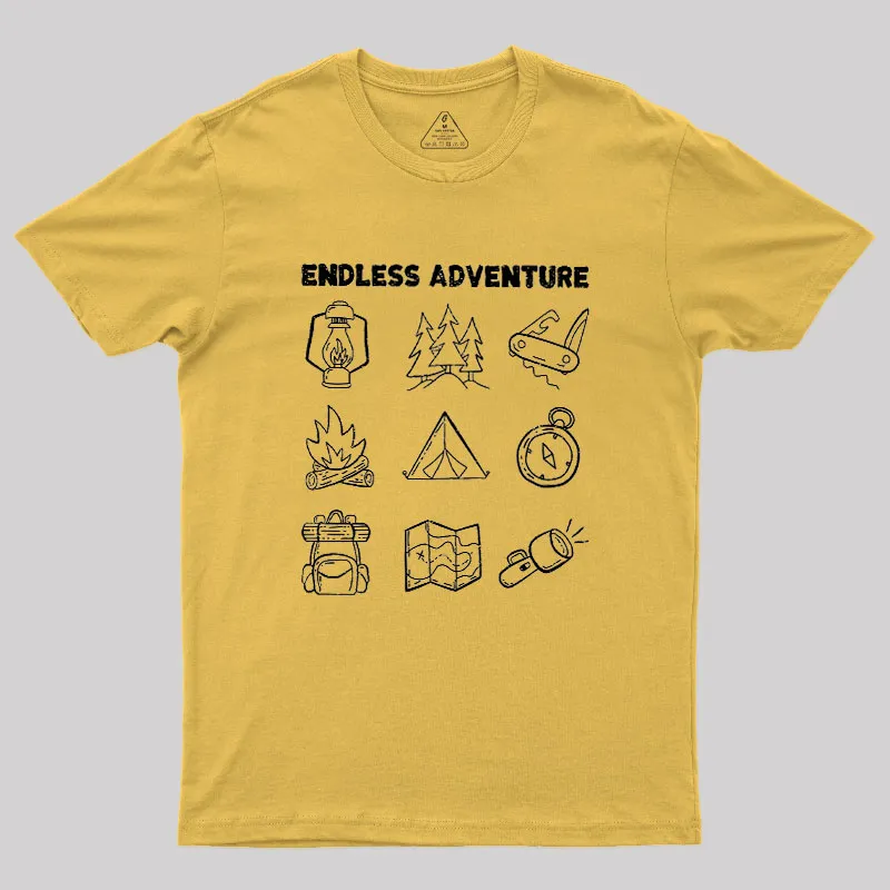 Endless Camping Adventure Geek T-Shirt - Image 8