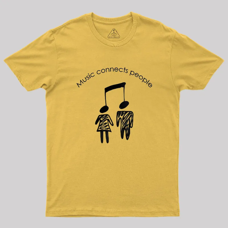 Music Contact People Geek T-Shirt - Image 8