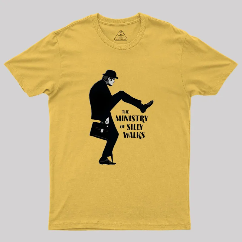 The Ministry Of Silly Walks Geek T-Shirt - Image 8