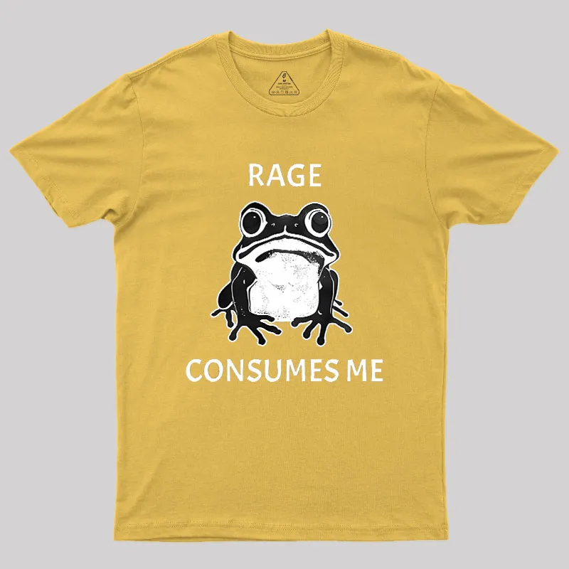 Rage Consumes Me Frog Geek T-Shirt - Image 8
