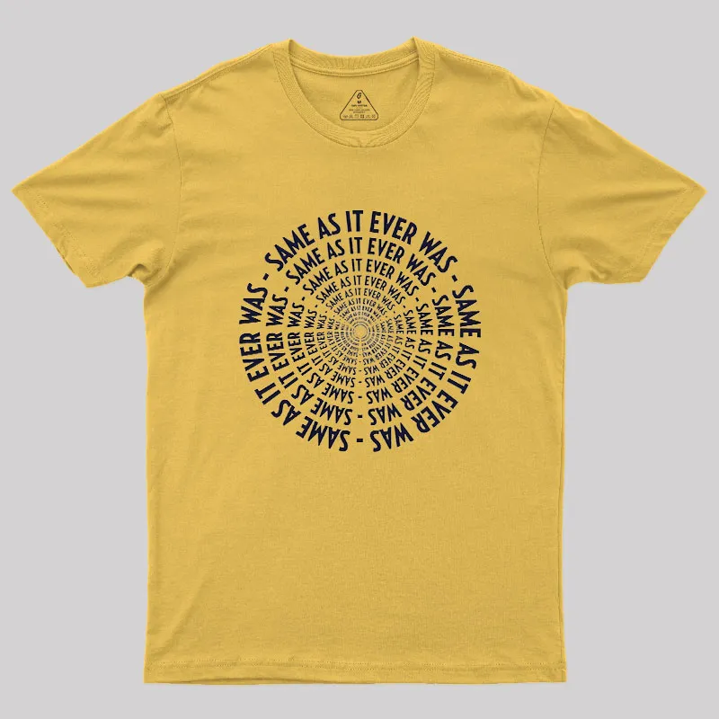 SAME AS IT EVER WAS Geek T-Shirt - Image 8