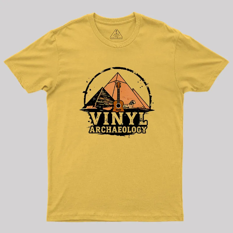 Vinyl Archaeology Geek T-Shirt - Image 7