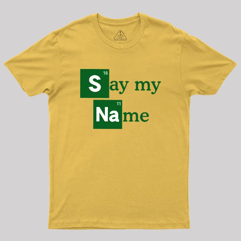 Elemental Name Geek T-Shirt - Image 9