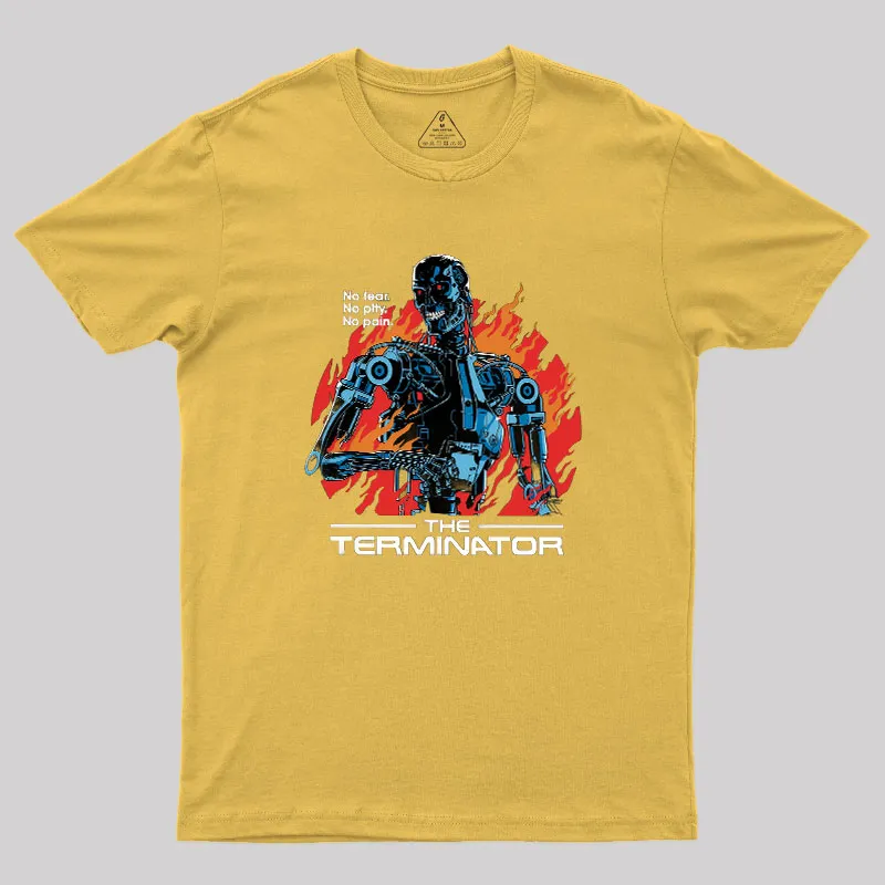 Terminator Robot Geek T-Shirt - Image 7