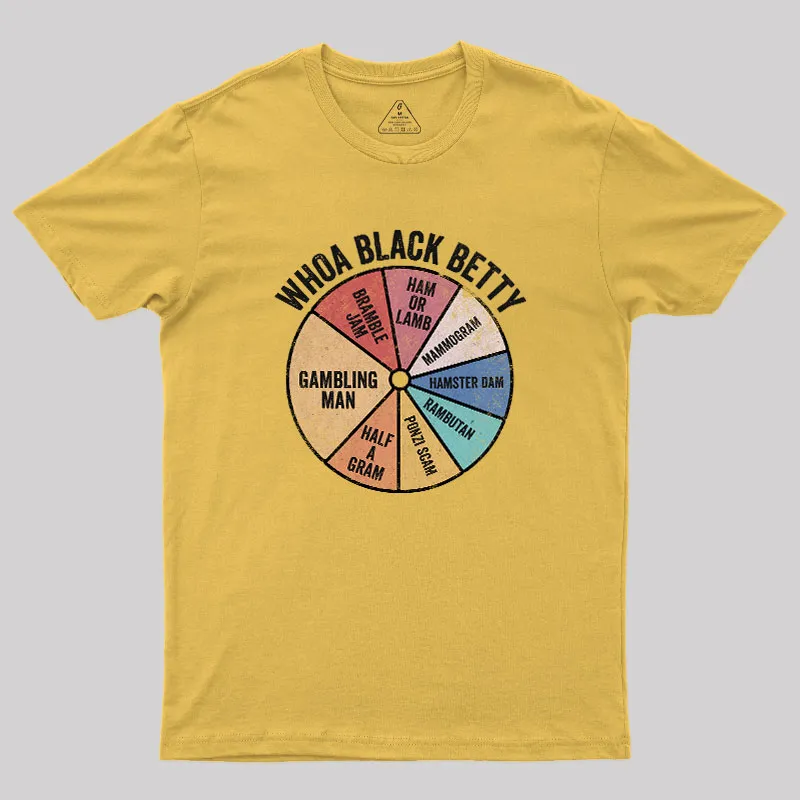 Whoa Black Betty Geek T-Shirt - Image 8