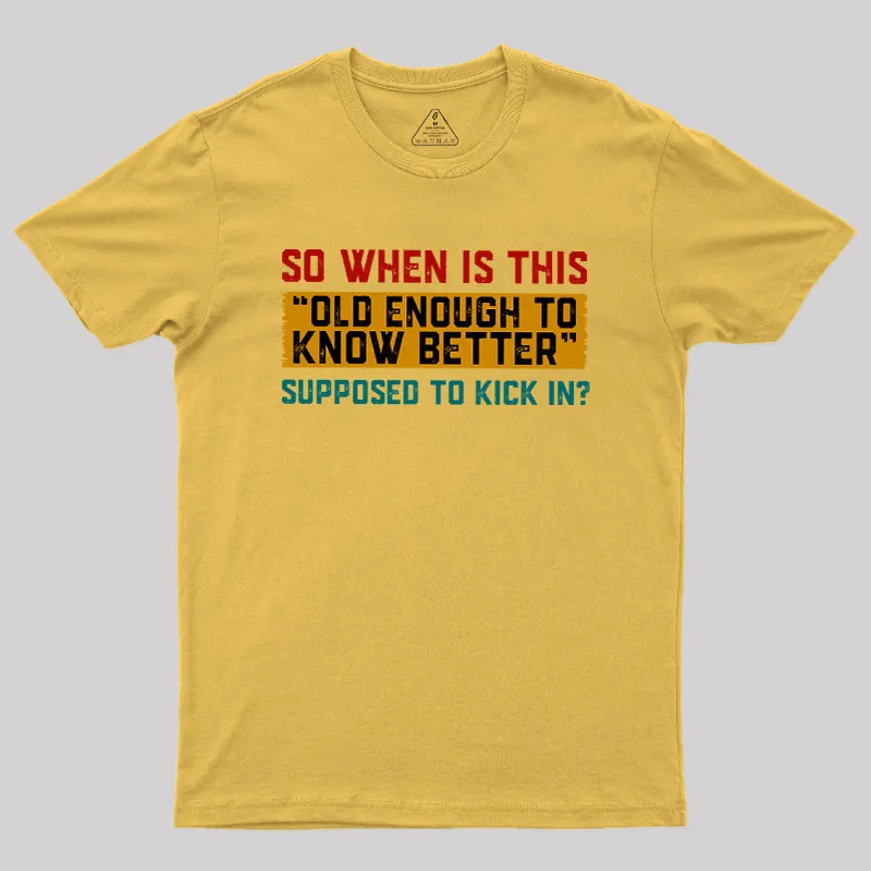 So When Is This Geek T-Shirt - Image 5